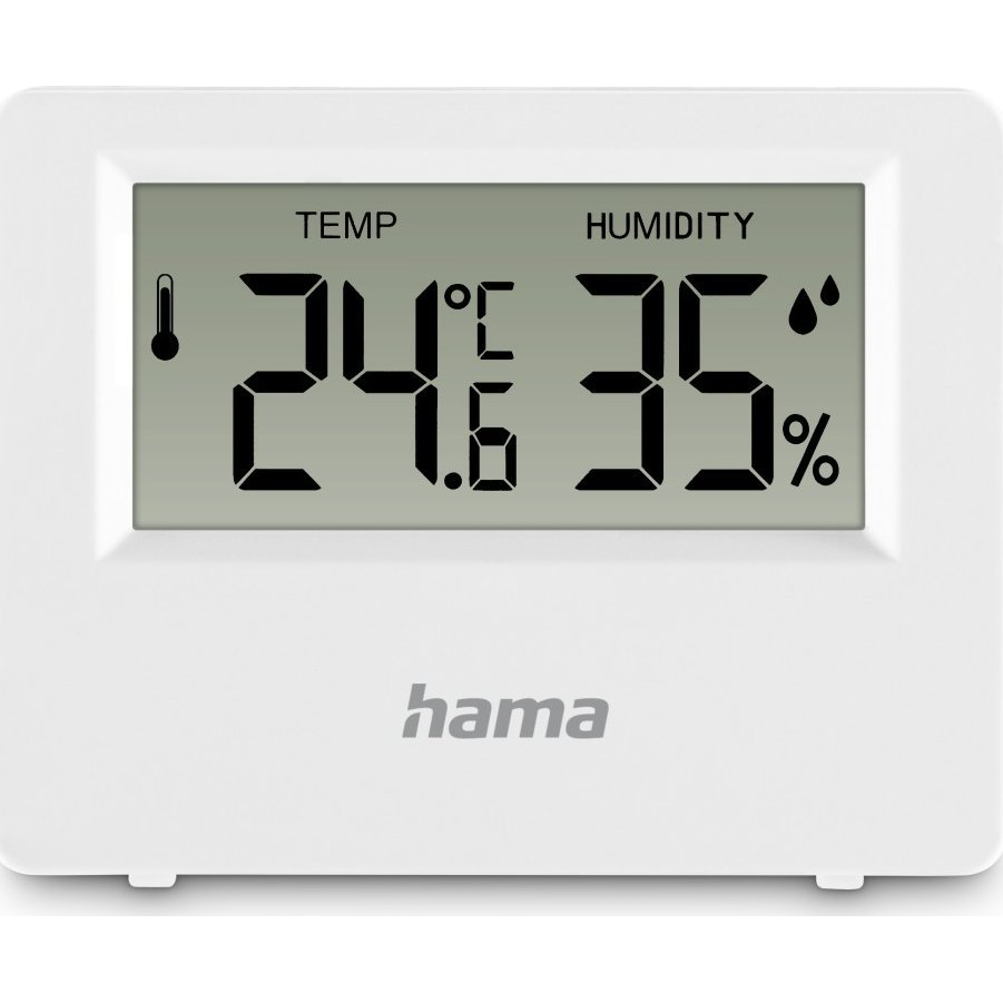 Hama 00222222 izbový teplomer Elektronický teplomer prostredia Vnútorný Biela