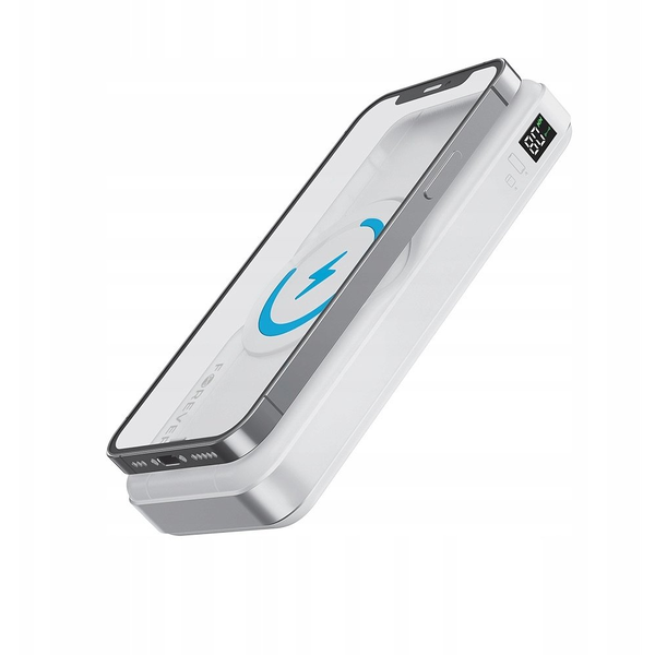 Forever MATB-300 10000 mAh Vezeték Nélküli Power Bank Fehér