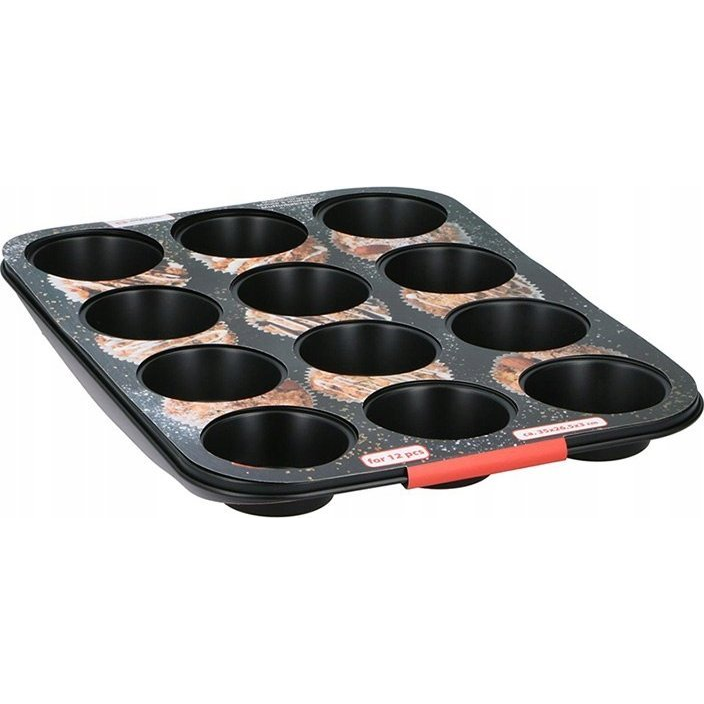 Muffin sütőforma tapadásmentes 0,4mm 35x26,5x3cm Alpina (871125224181)