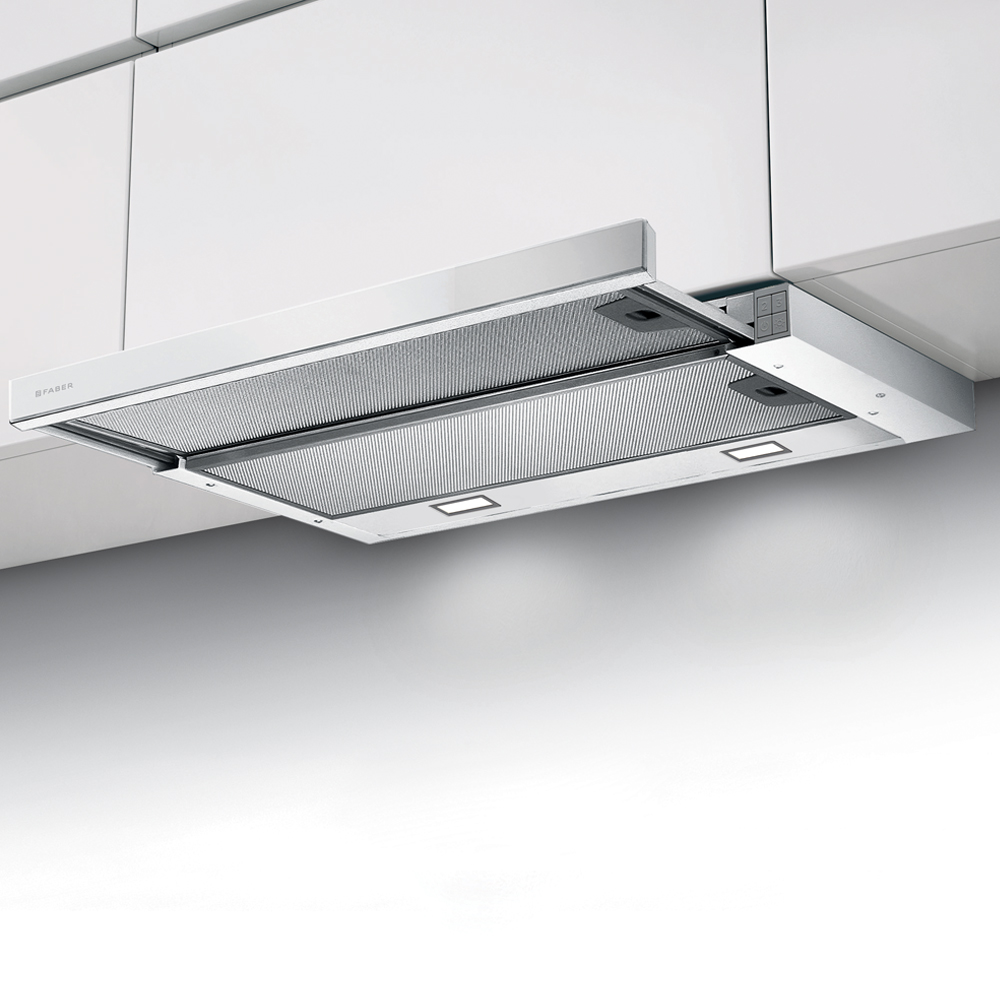 Faber FLEXA NG GLASS LUX Fehér Kihúzható Páraelszívó A60 (FLEXA NG GLASS LUX W A60)