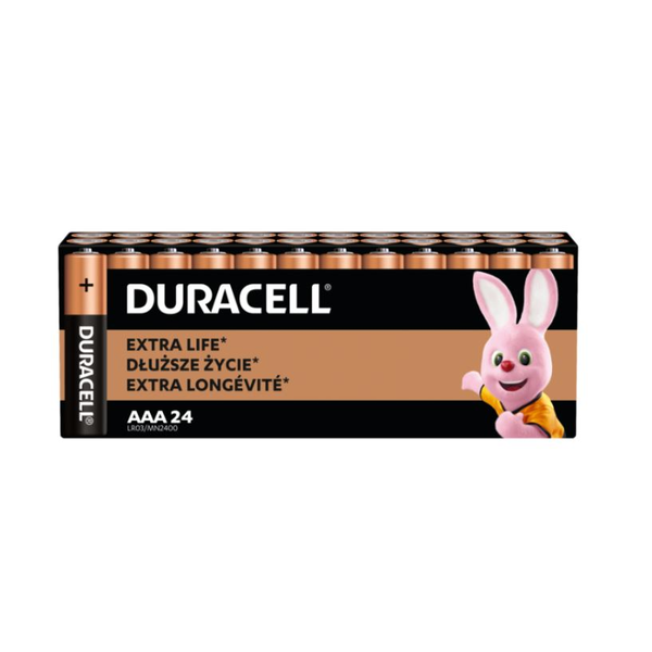 Батерии Duracell Basic AAA, 24 броя