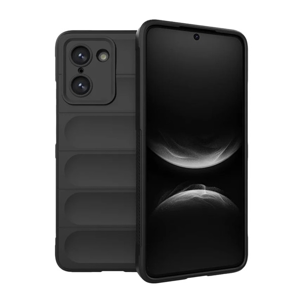 Szilikon telefonvédő (ütésállóság, kameravédő, 3D) FEKETE OnePlus Nord CE5 "Gigapack csomagolás" (GP-172084)