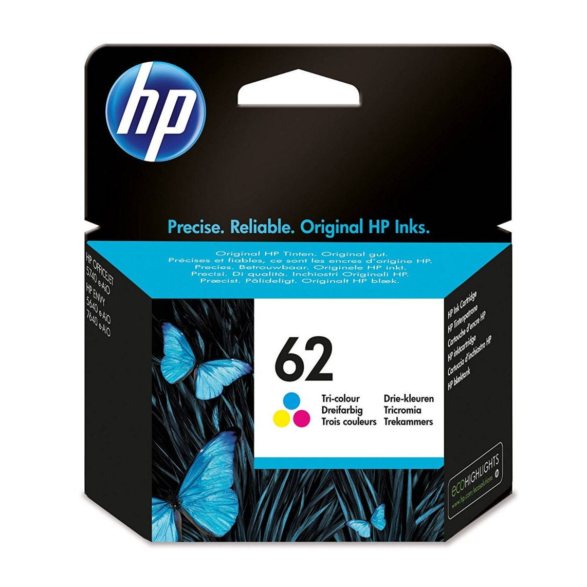 HP C2P06AE tintapatron háromszínű (62) (C2P06AE)
