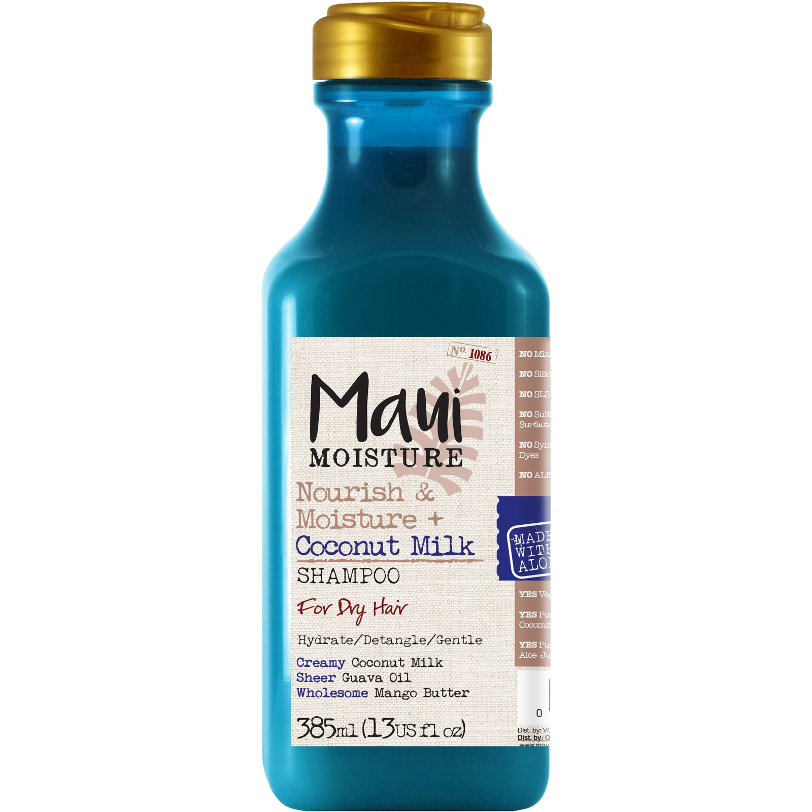 MAUI MOISTURE Coconut Milk Dry Hair Shampoo 385 ml (022796170514)