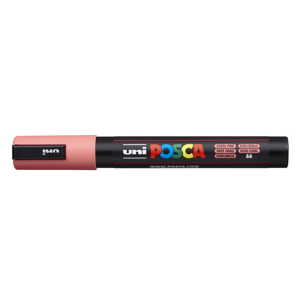 Uni Dekormarker 1,8-2,5mm, Posca PC-5M korall (2UPC5MKORALL) (2UPC5MKORALL)