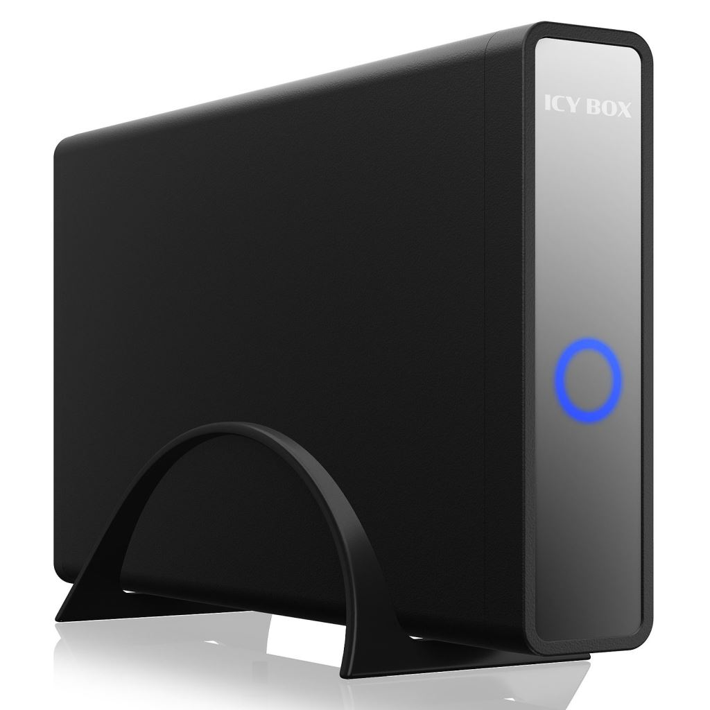 ICY BOX IB-382H-C31 HDD/SSD ház Fekete 2.5/3.5" (IB-382H-C31)