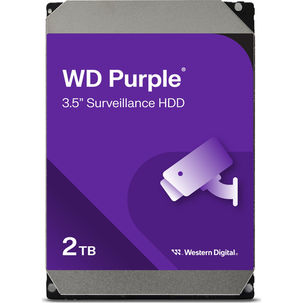 Dysk serwerowy WD Purple 2TB 3.5'' SATA III (6 Gb/s)  (WD22PURZ)