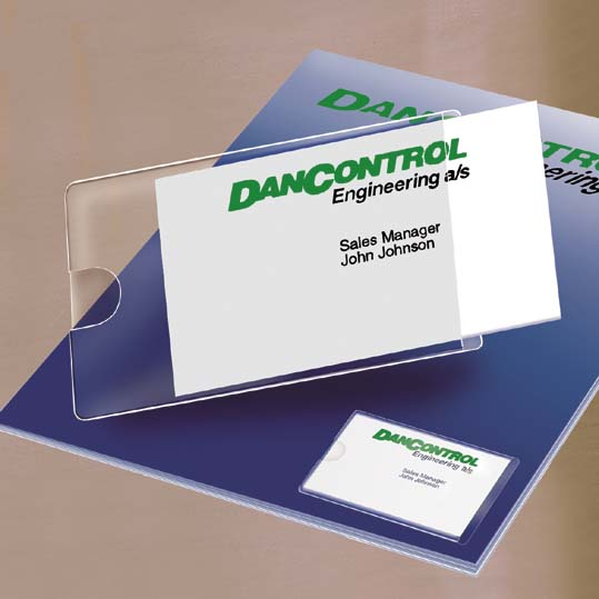 3L Öntapadós névjegytartó zseb oldalt nyitott 60x95mm (100 db/csomag) (3L10109)