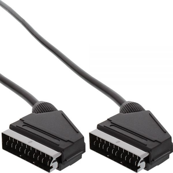 InLine 89975 Cavo SCART Nero