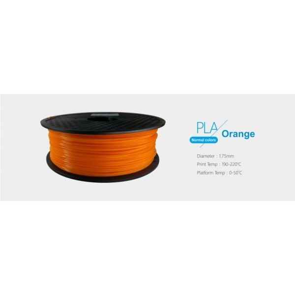 3D nyomtató filament 1,75 mm PLA narancssárga (3DFILAMENT175O) (3DFILAMENT175O)
