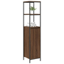 Dulap de baie cu rafturi Stejar maro 36x35x165 cm