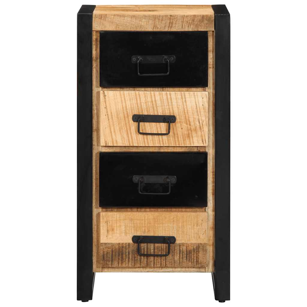 Fiókszekrény 40x40x90 cm Tömör nyersfa mangó (4013581)