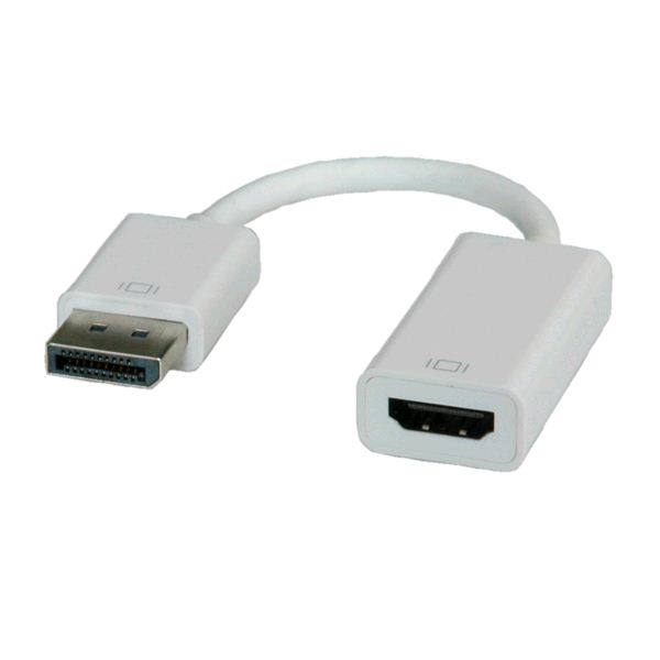 ROLINE DisplayPort-HDMI adaptér bílý