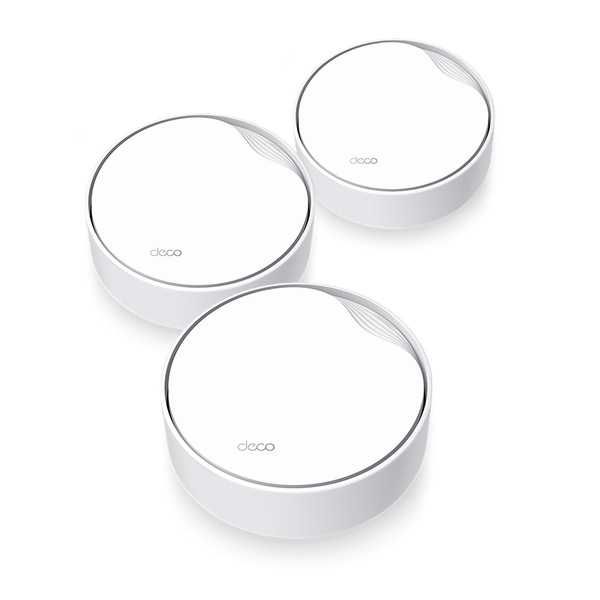 TP-Link DECO X50-PoE(3-PACK) Kétsávos (2,4 GHz / 5 GHz) Wi-Fi 6 (802.11ax) Fehér Belső