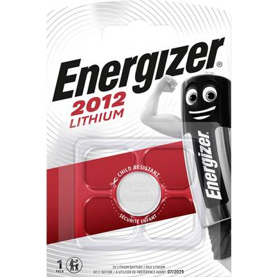 CR2012 lítium gombelem, 3 V, Energizer BR2012, DL2012, ECR2012, KCR2012, KL2012, KECR2012, LM2012 (E300164200)