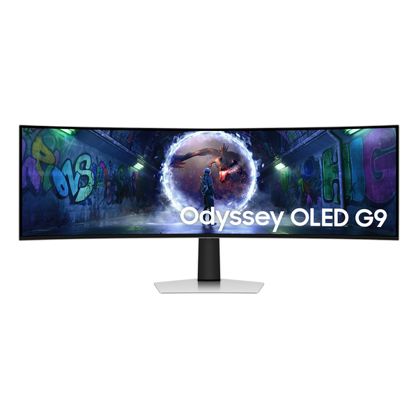 Samsung S49DG934SU écran plat de PC 124,5 cm (49") 5120 x 1440 pixels Dual QHD OLED Argent
