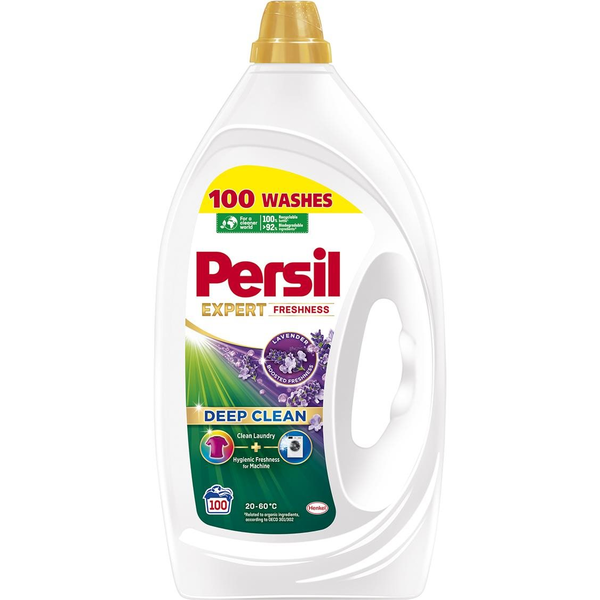 Течен перилен препарат Persil Deep Clean Expert Freshness Lavender, 100 изпирания