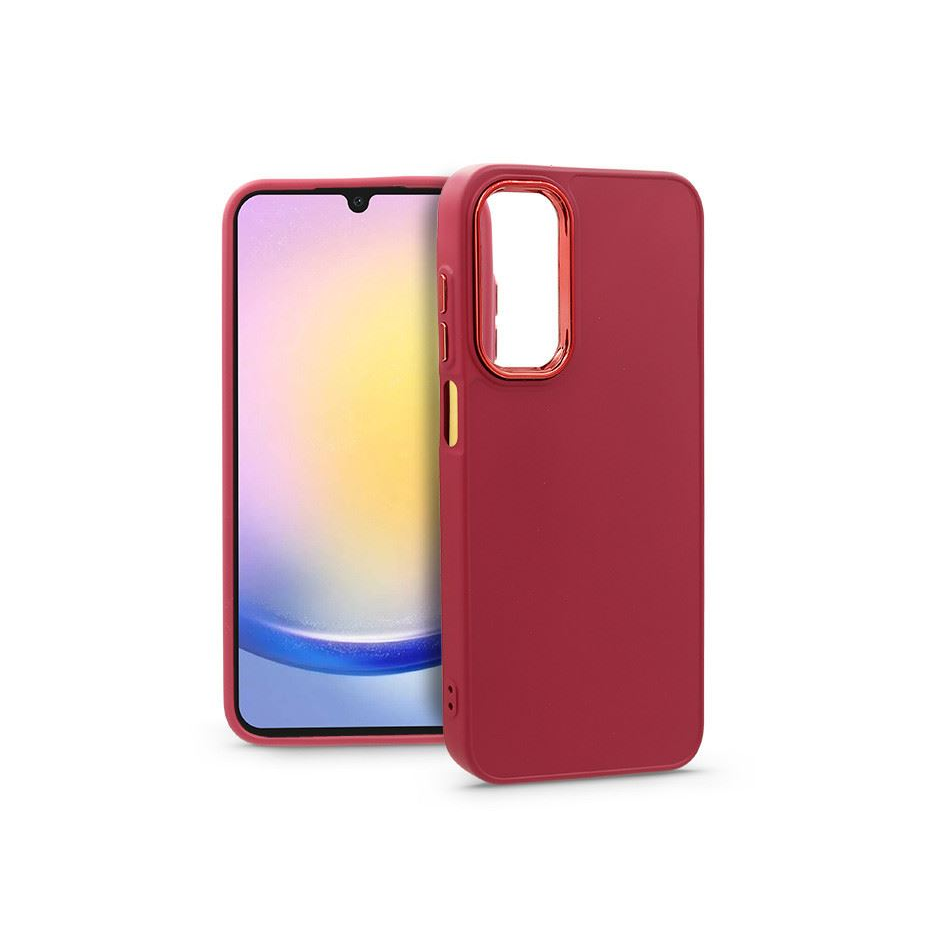 Haffner Frame Samsung Galaxy A25 5G szilikon tok magenta (HF254949) (HF254949)