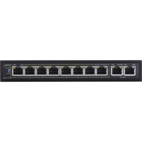 Pulsar S108-90w Switch Gestionado Fast Ethernet (10/100) Energía Sobre Ethernet (poe) Negro