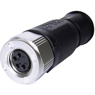 Conec 42-00006 Érzékelő-/működtető összekötő, konfekcionálatlan M8 Alj, egyenes Pólusszám: 3 1 db (42-00006)