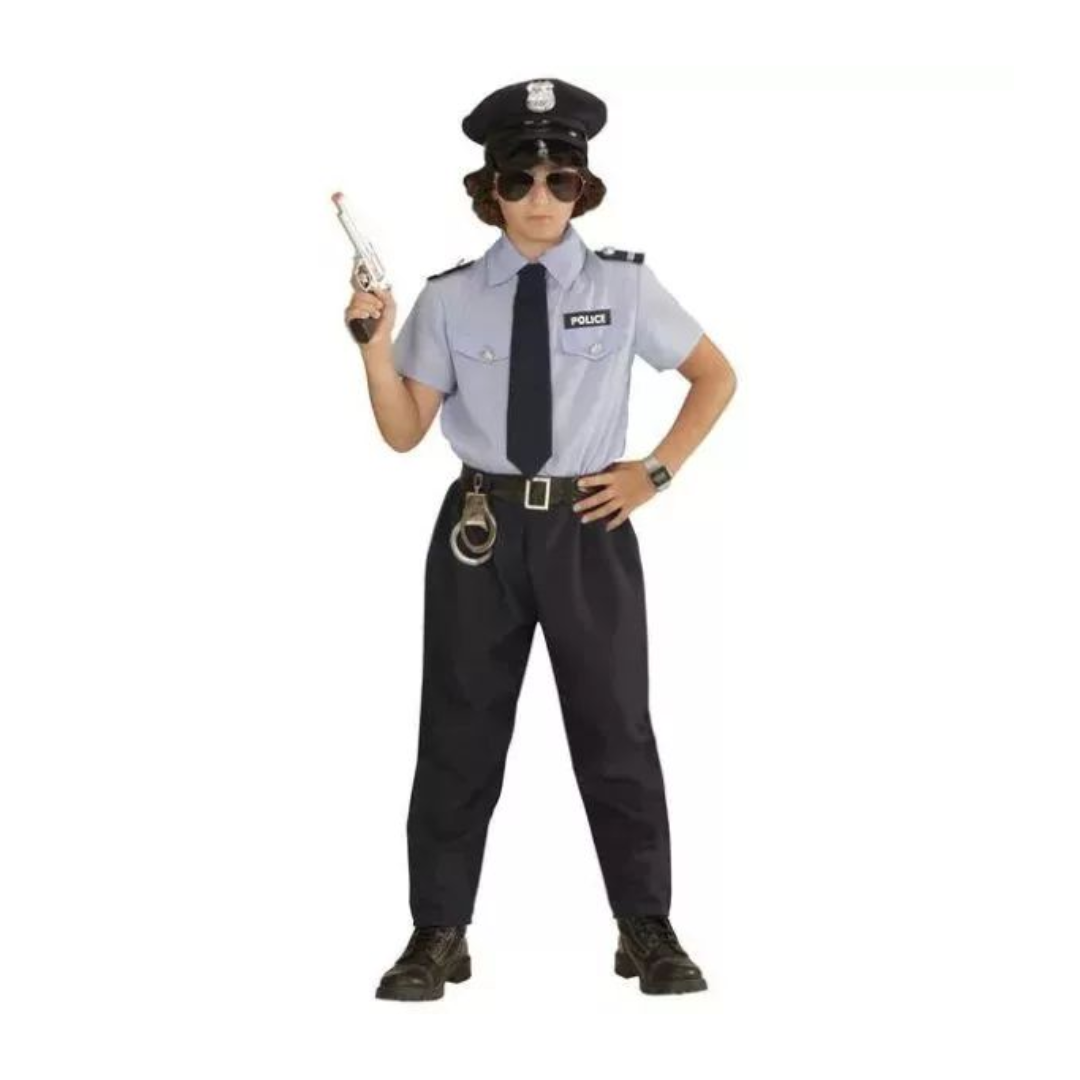 Widmann : Rendőr jelmez - 128cm (04026)