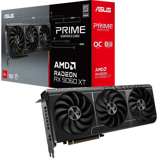 ASUS Prime -RX9060XT-O8G AMD Radeon RX 9060 XT 8 GB GDDR6