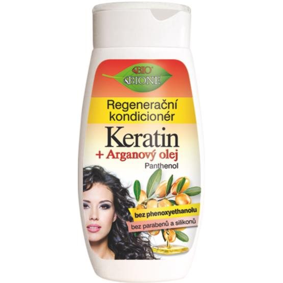 BIONE COSMETICS Bio Keratin és Argánolaj Regeneráló kondicionáló 260 ml (8595061606091)