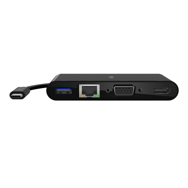 Belkin AVC005btBK multimediální (GBE, HDMI, VGA, USB-A) USB-C černá