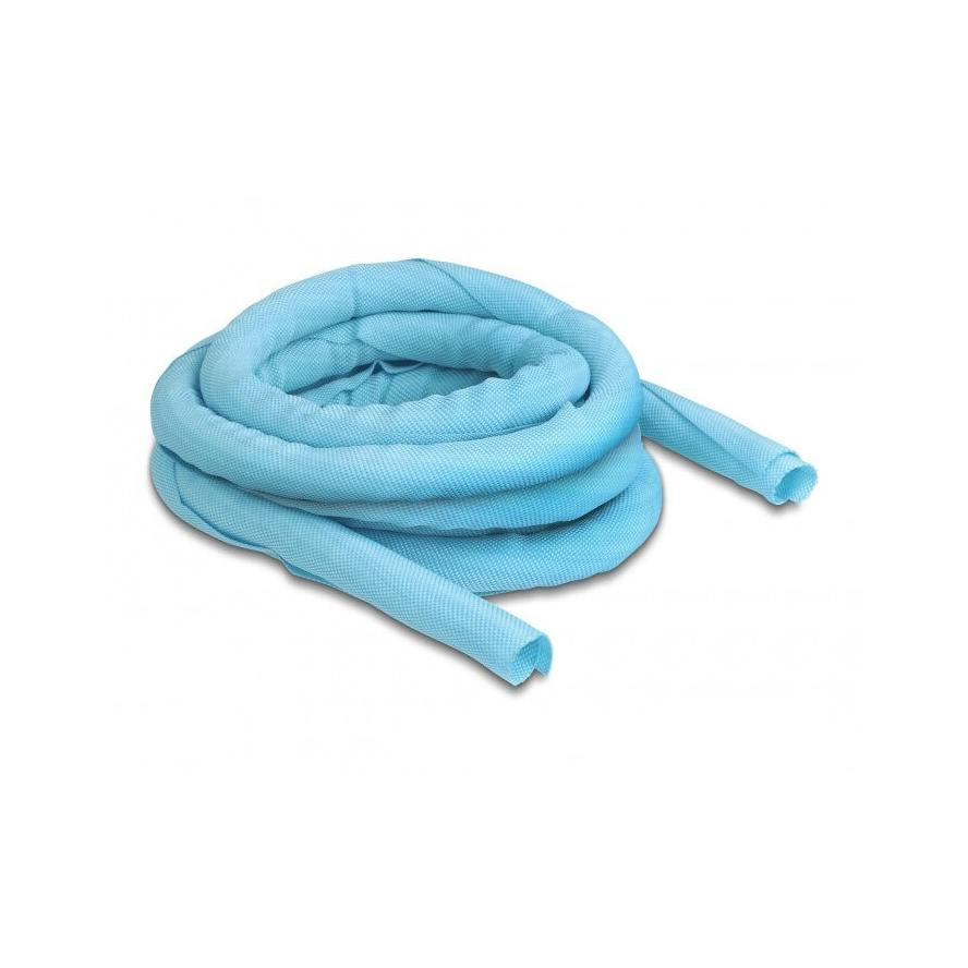 Delock Szőtt önzáródó karmantyú hőállóság egészen 5 m x 16 mm-es, kék (20881)