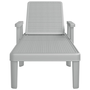 Tumbona Ajustable En 4 Alturas Polipropileno 155,5x57x28 Cm Vidaxl