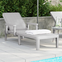 Tumbona Ajustable En 4 Alturas Polipropileno 155,5x57x28 Cm Vidaxl