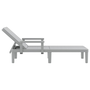 Tumbona Ajustable En 4 Alturas Polipropileno 155,5x57x28 Cm Vidaxl