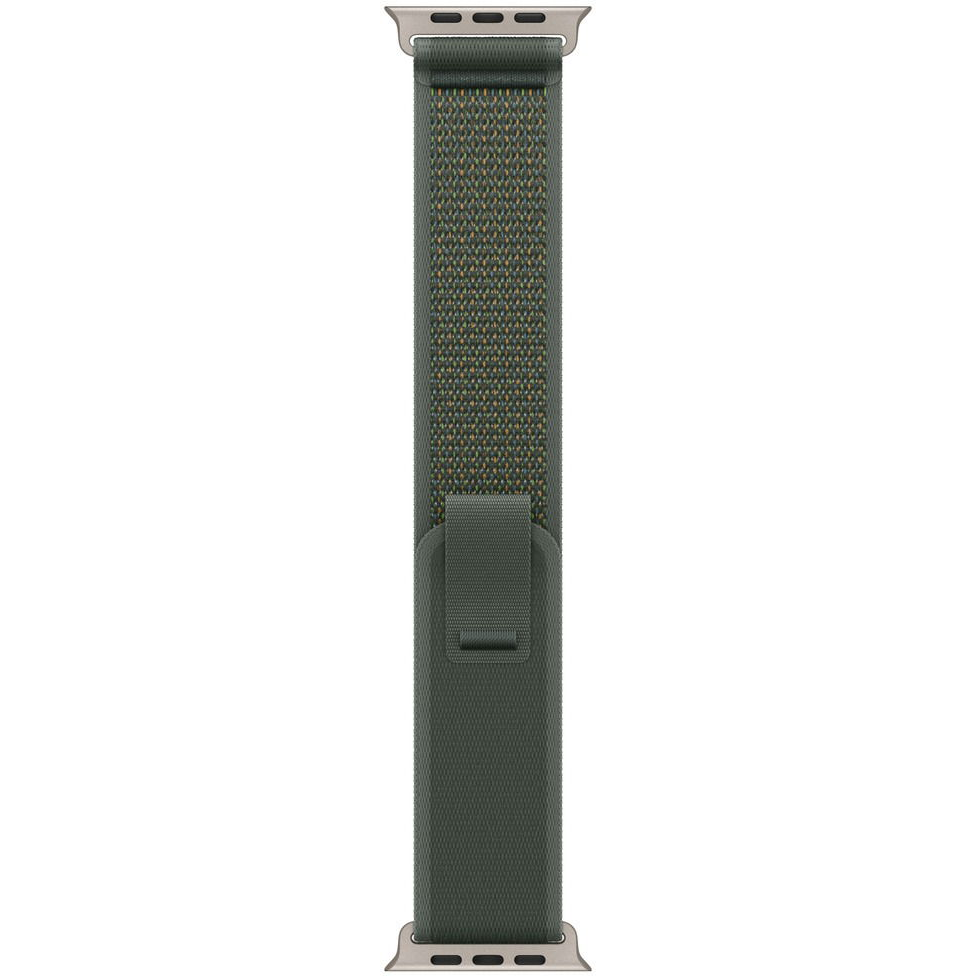 Apple Watch 49 mm Terep pánt, S/M - zöld / natúr titán (MXTN3ZM/A)