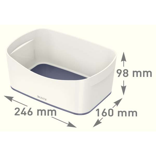 Leitz MyBox A5 fehér-szürke doboz (52571001)