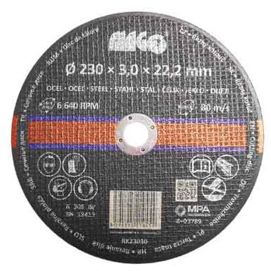 MAGG Fémvágó korong, 230×3,0×22,2 mm (RK23030)