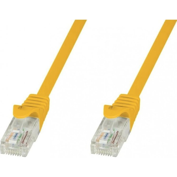 Techly ICOC CCA5U-100-YET cavo di rete Cat5e U/UTP (UTP)