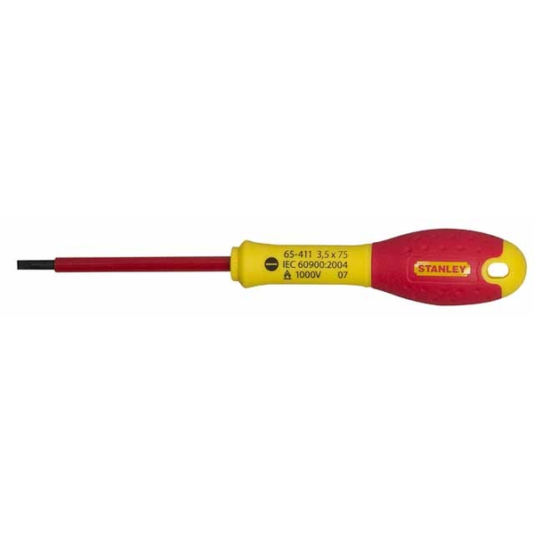 Stanley 0-65-410 FatMax Szigetelt Csavarhúzó - Lapos, 2,5x50 mm