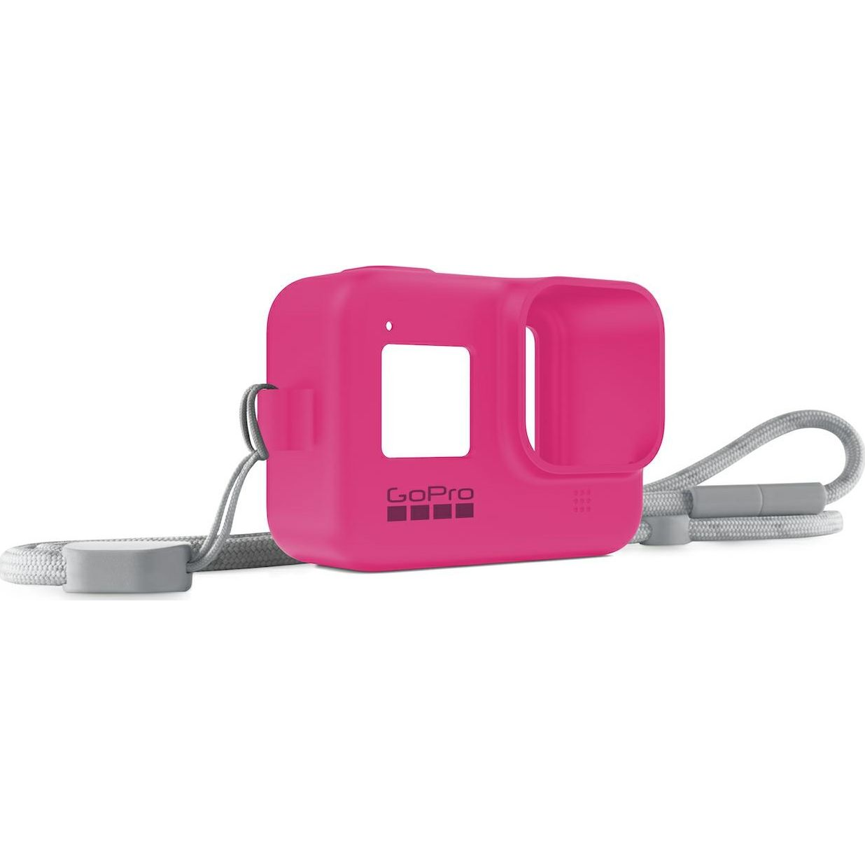 GoPro AJSST-007 Sleeve + Lanyard HERO 8 Black rózsaszín szilikon tok és pánt (AJSST-007)