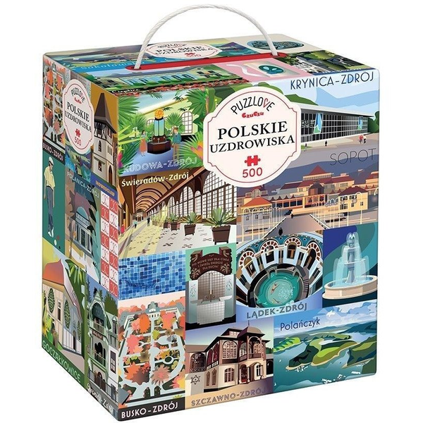 Puzzlove CzuCzu Polskie uzdrowiska 500el