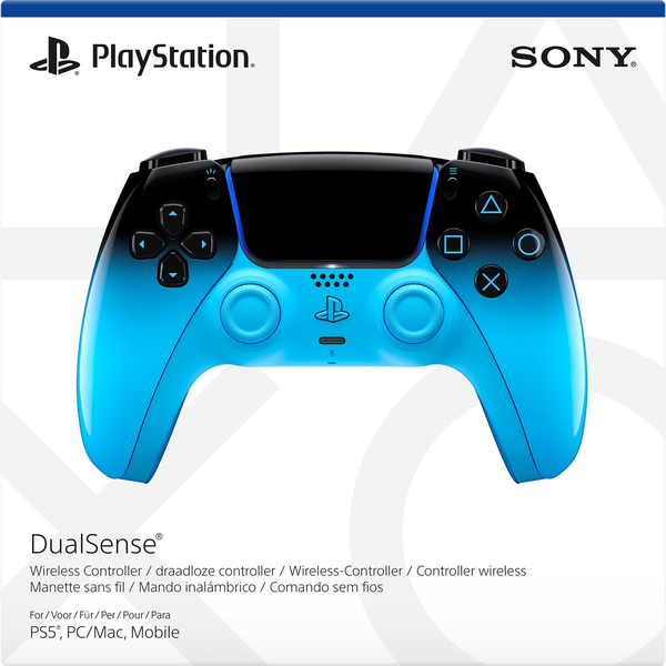 Sony DualSense Fekete, Kék Bluetooth/USB Gamepad Analóg/digitális PlayStation 5