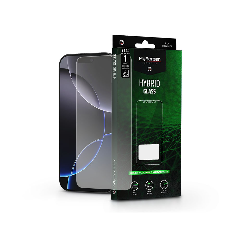 MyScreen Hybrid Glass Green - Apple iPhone 16 Pro rugalmas üvegfólia (MS240048)