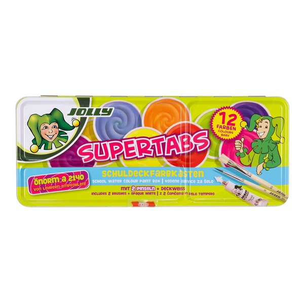 Jolly Supertabs 12 darabos vízfesték készlet (9335-0001)
