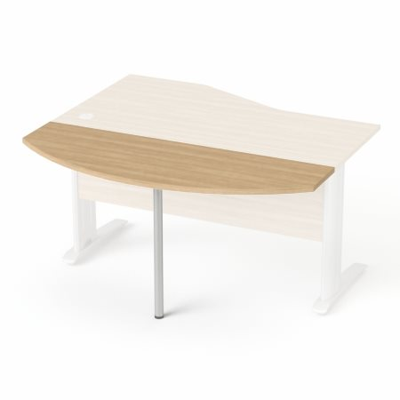 Mayah Freedom SV-49 Tárgyalótoldat íves 45x140 cm Kőris (SV-49/IBXT49K)