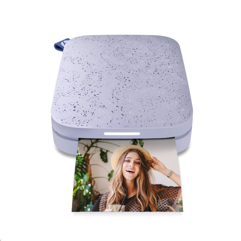 HP Sprocket hordozható fotónyomtató 2x3" lila (HPISPPR) (HPISPPR)