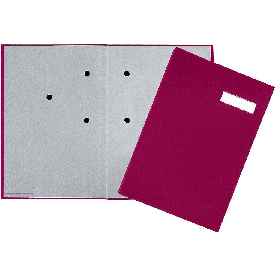 Pagna A4 20 rekeszes aláírókönyv - Piros (P2419211)