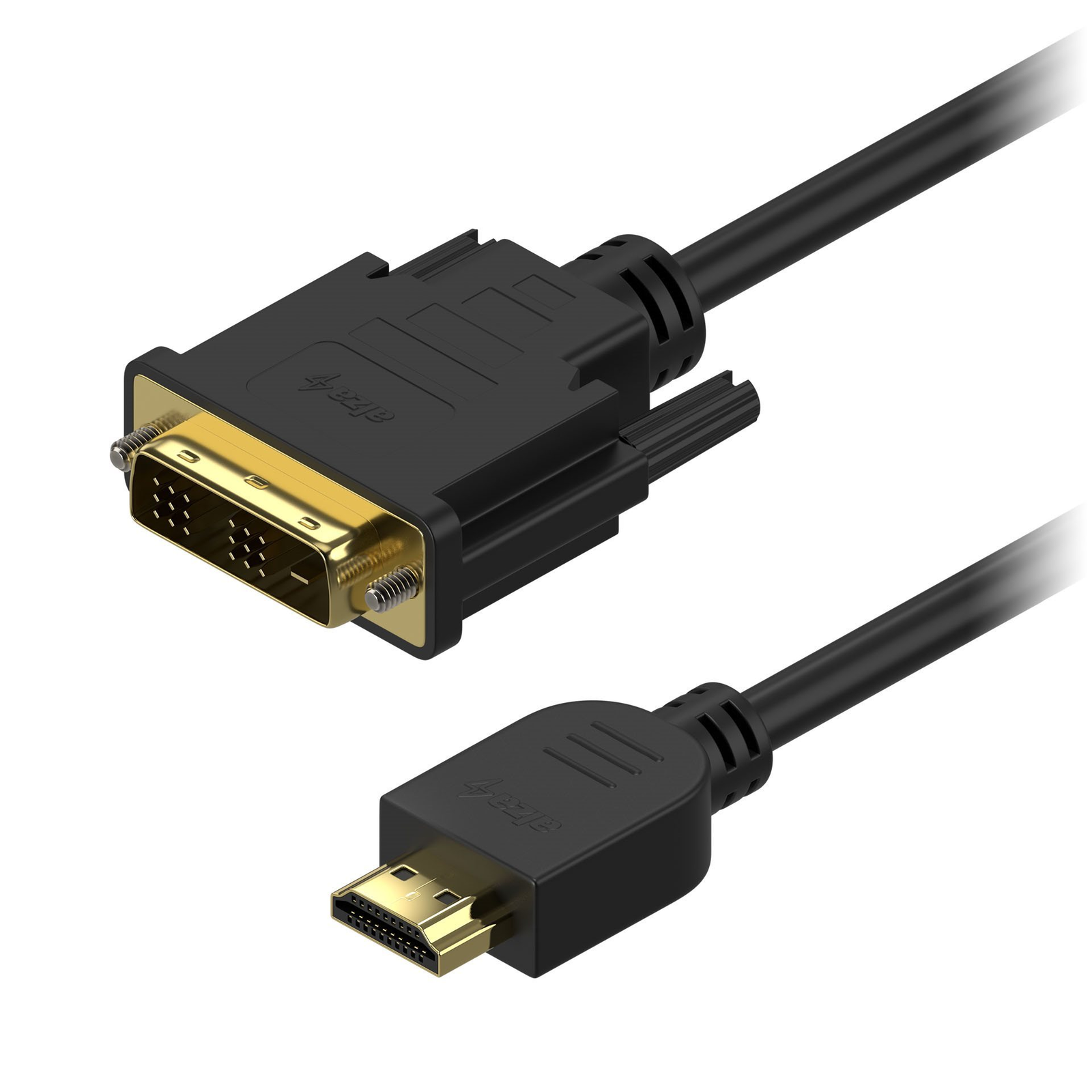 AlzaPower DVI-D to HDMI Single Link 1m fekete (APW-CBDVH110B)