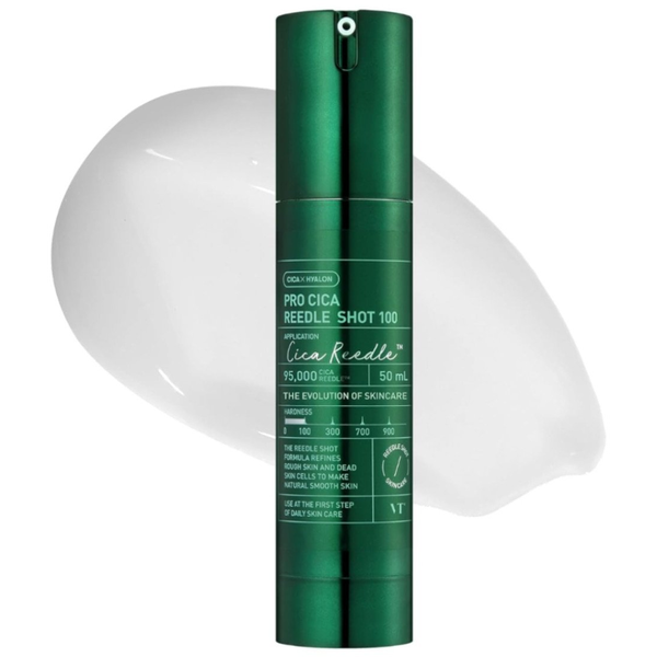 VT Cosmetics - Pro Cica Reeddle Shot 100 - Soothing Microneedle Facial Booster - 50ml
