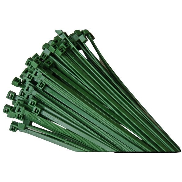 CABLE TIES 140X3.5 ELMATIC GREEN 100PCS