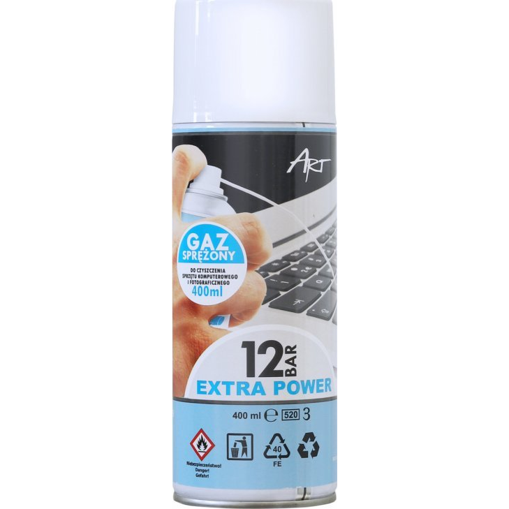 ART AS-19 Sűrített levegő extra erős 12 bar 400 ml (CZART AS-19)