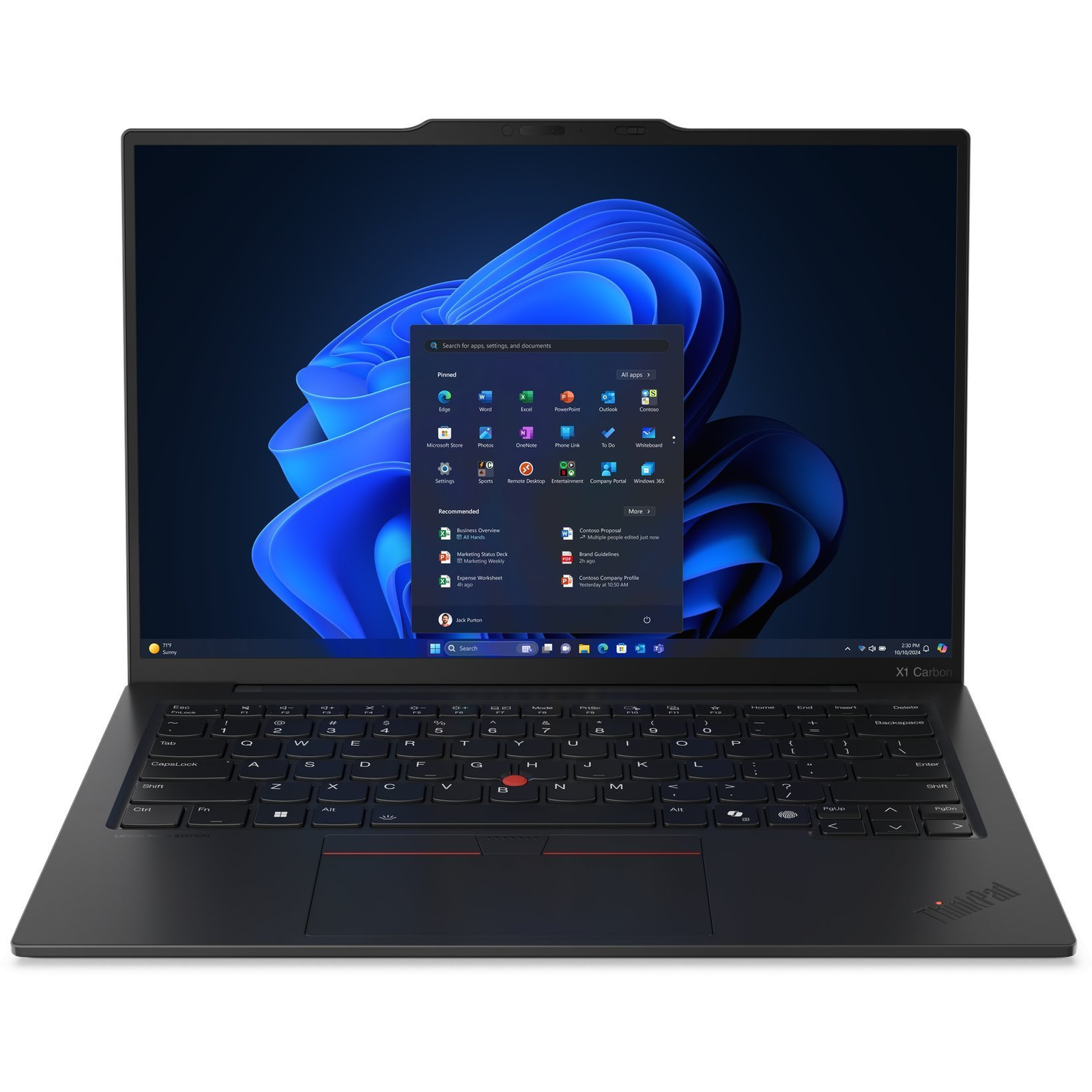 Lenovo ThinkPad X1 Carbon Gen 13 Aura Edition Intel Core Ultra 5 225U Laptop 35,6 cm (14